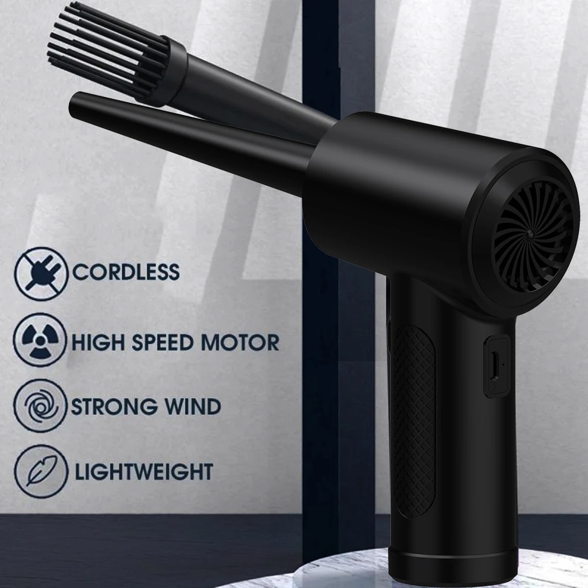 portable Electric Air Duster -Powerful cordless cleaning
