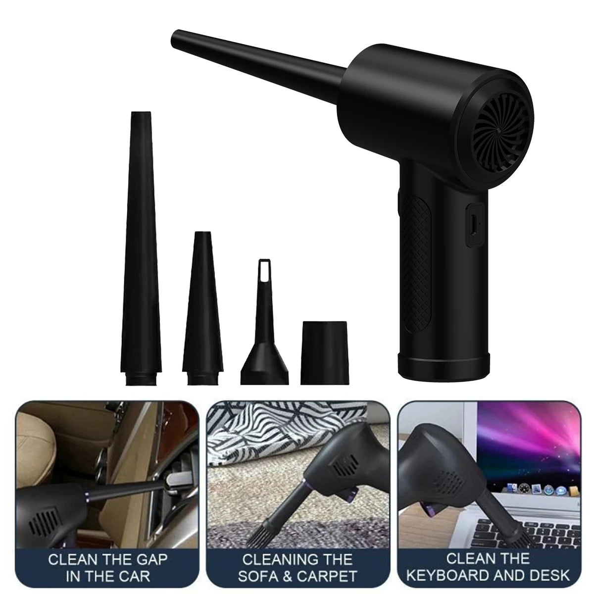 portable Electric Air Duster -Powerful cordless cleaning