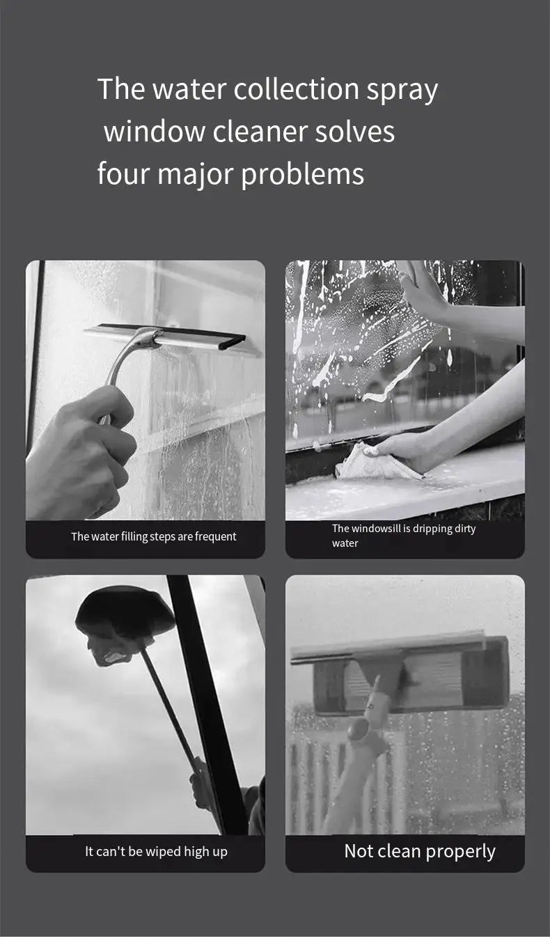 Cordless Electric Window Cleaner Machine Multifunctional Rechargeable Automatic Portable Glass Cleaner Tools