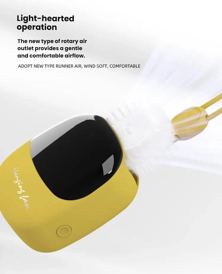 Portable Bladeless Neck Fan _Hands -free Rechargeable Personal cooling fan