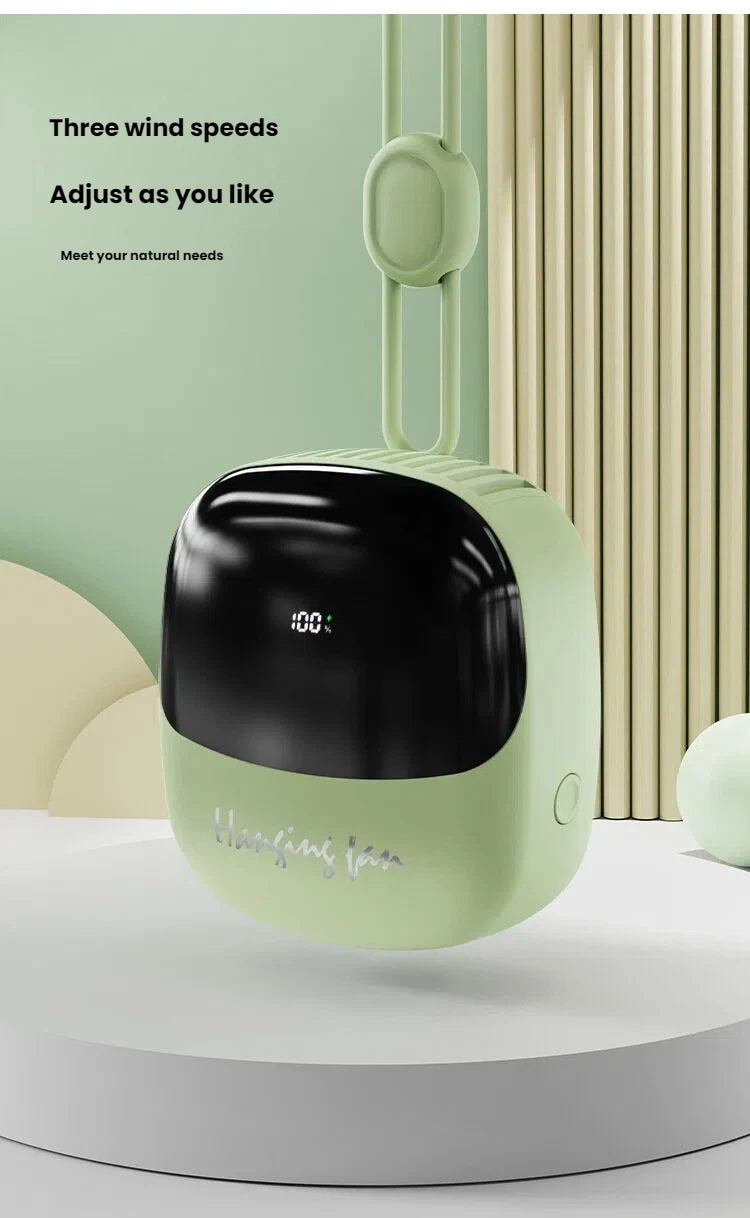 Portable Bladeless Neck Fan _Hands -free Rechargeable Personal cooling fan