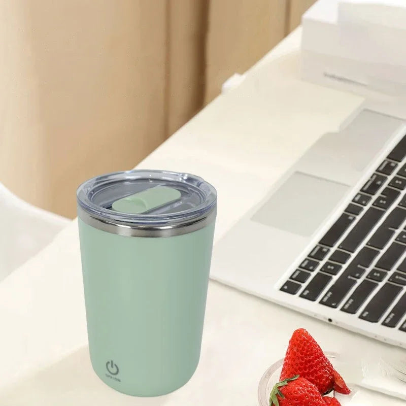 Automatic Self-contact Cup, 304 Stainless Steel Rechargeable Magnetic Cup, Smart Stirrer, Water Bottle Mugs