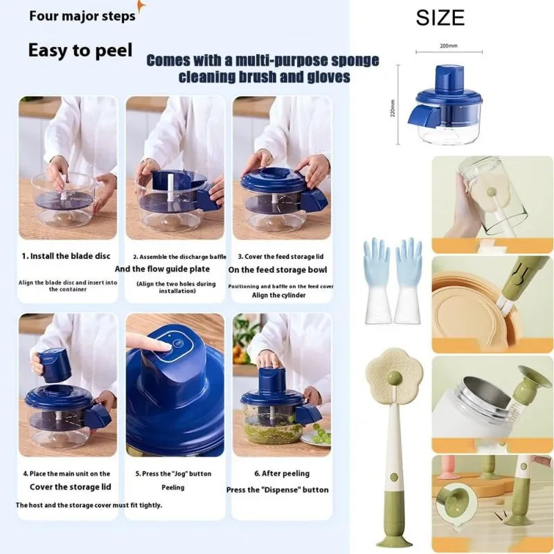 Electric Fruit Peeler Machine