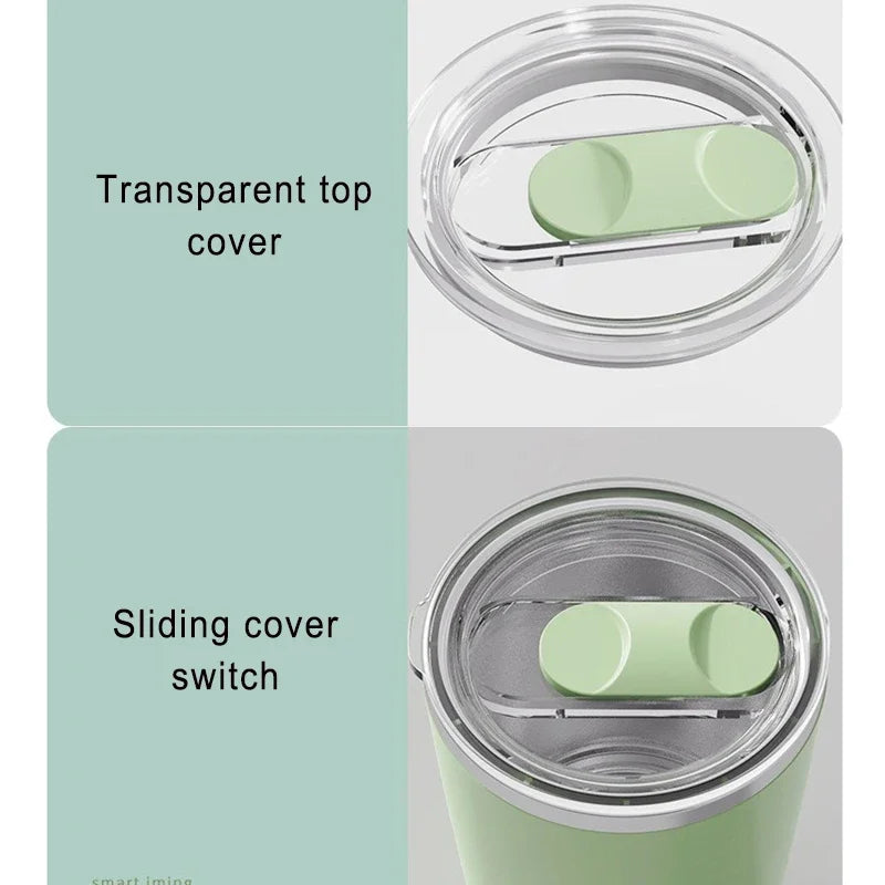 Automatic Self-contact Cup, 304 Stainless Steel Rechargeable Magnetic Cup, Smart Stirrer, Water Bottle Mugs