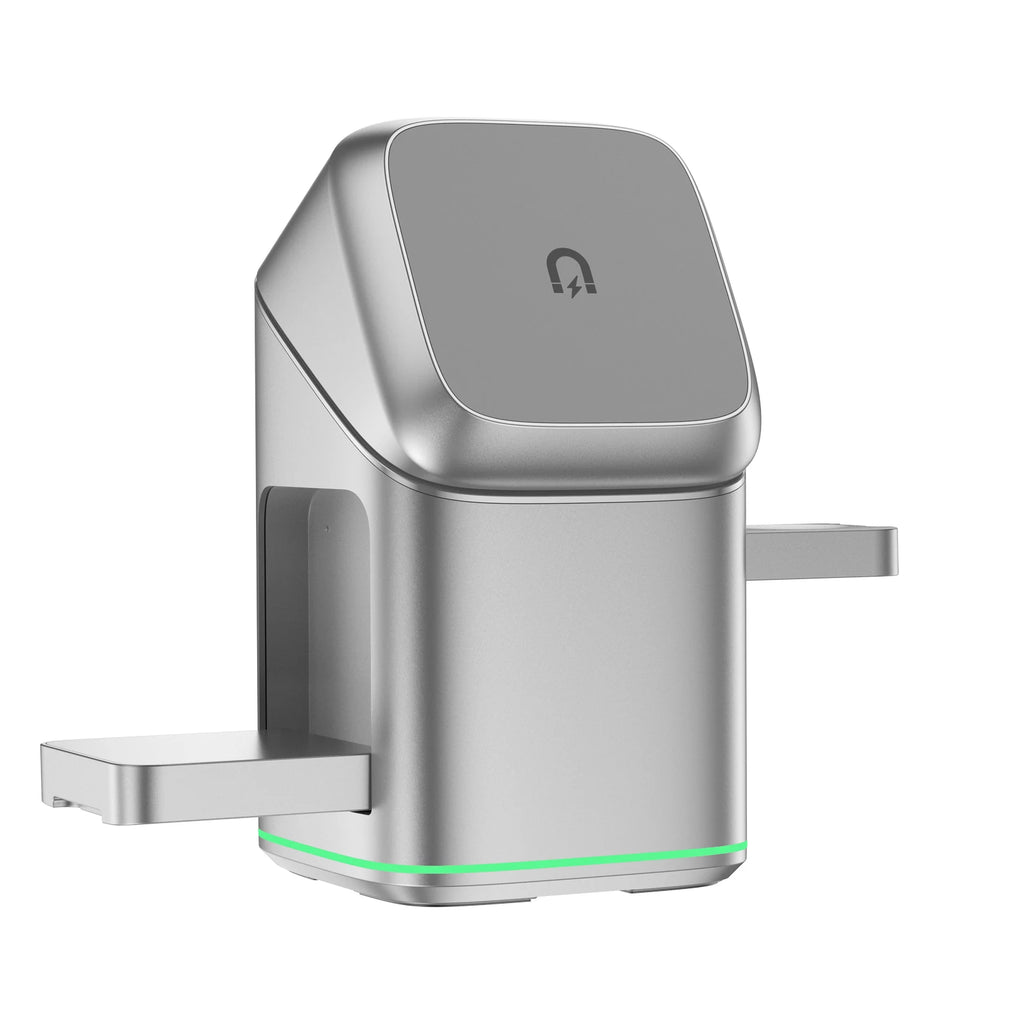 3 in 1 Rotating Magnetic Wireless Charging Station