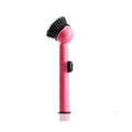 Long Handle Dish Brusg with Soap Dispenser and Rotating Scrubber Head