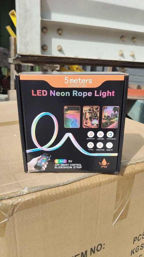 5M RGB Neon Strip LED Light-USB powered with Remote Control
