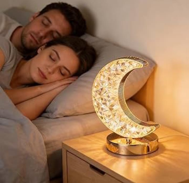 Rechargeable Crystal Moon Light